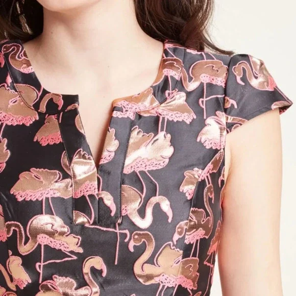 Modcloth "Personal Boldness" in Flamingos - Picture 5 of 7